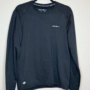Eddie Bauer Men's Black Long Sleeve Tee